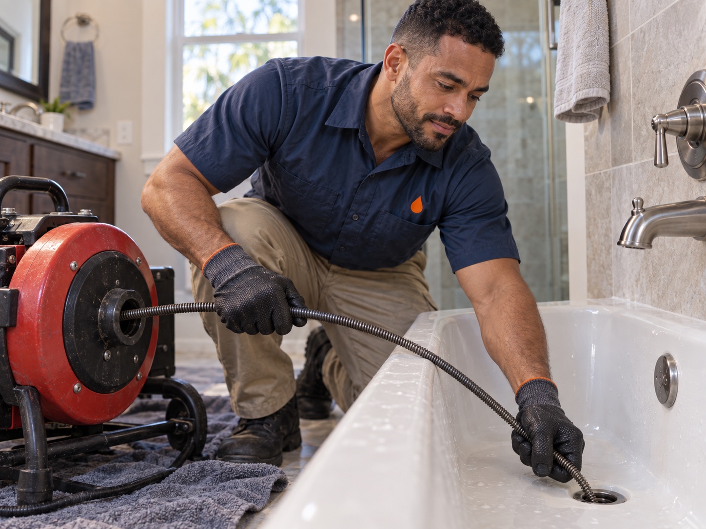 Drain Cleaning by Bluewater Plumbing