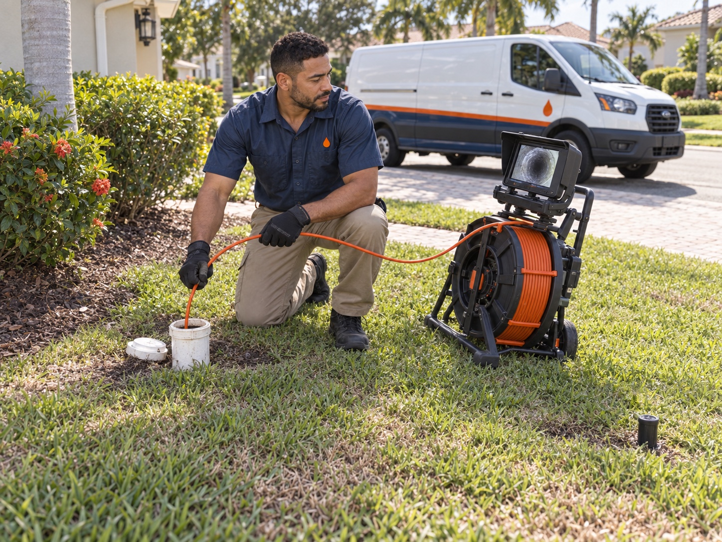Sewer Line Repair by Bluewater Plumbing